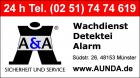 A A Sicherheit und Service Sicherheitsdienst Alarm- u. Sicherheitstechnik